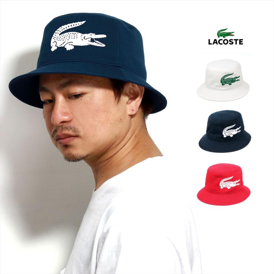 LACOSTE バケットハット メンズ バケハ レディース ラコステ