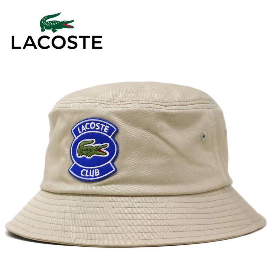 LACOSTE ラコステ クラブ バケットハット ハット メンズ 帽子