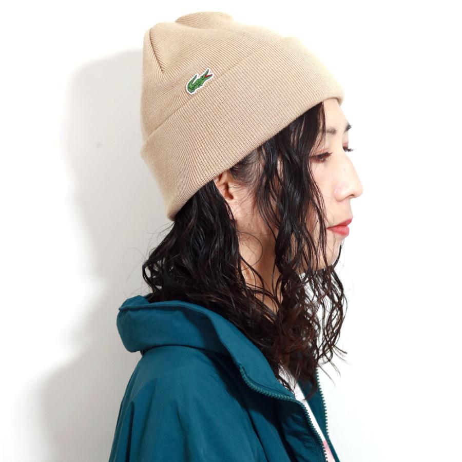 LACOSTE ラコステ ニット帽 メンズ ヘビーニットキャップ LACOSTE ラコステ ニット帽 メンズ ヘビーニットキャップ