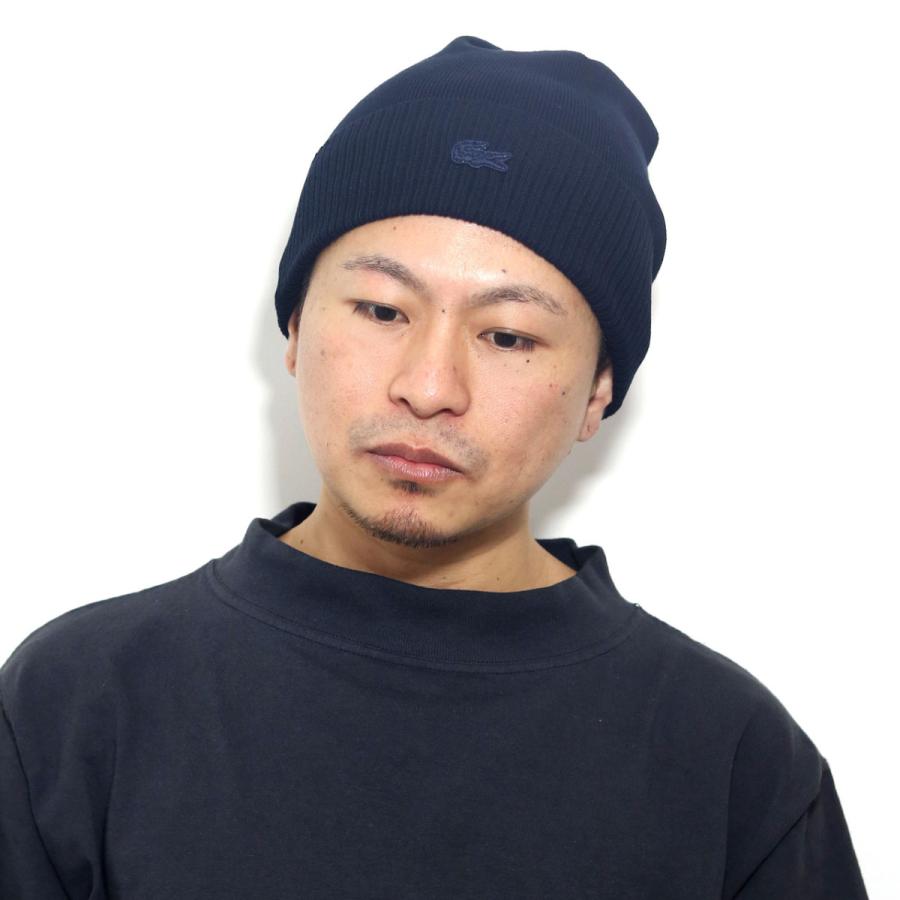 LACOSTE ラコステ　ニット帽 100% Baby Alpaca LACOSTE ラコステ ニット帽 メンズ ニットワッチ レディース