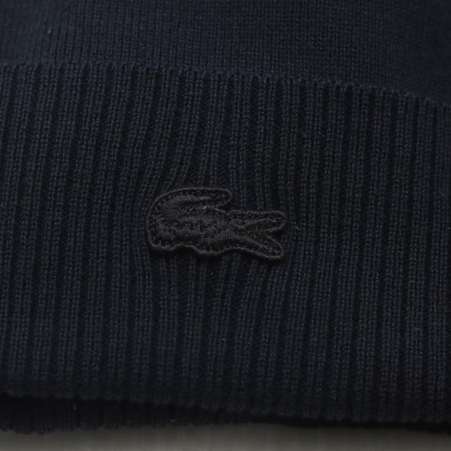 LACOSTE ラコステ　ニット帽 100% Baby Alpaca LACOSTE ラコステ ニット帽 メンズ 千鳥格子 千鳥柄 ハウンド