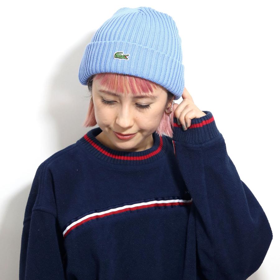 LACOSTE（ラコステ） メンズ ニット帽 メンズ ウール100 レディース