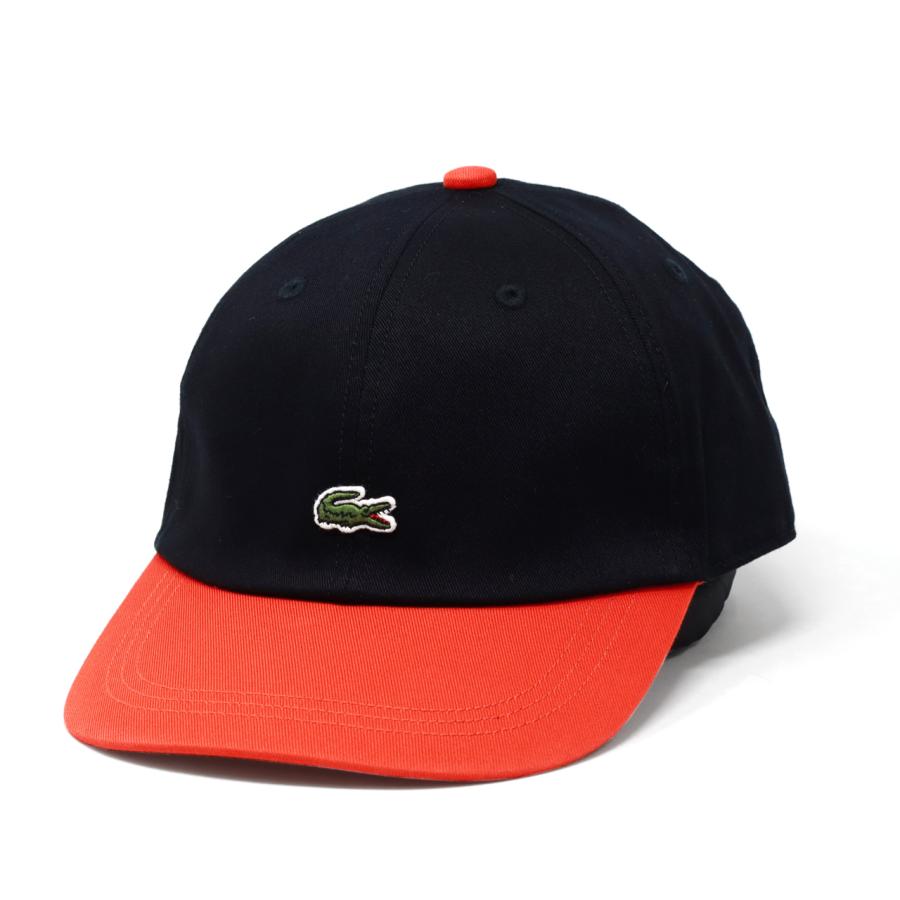 LACOSTE 爆買 春夏 キャップ バイカラー コットン100 日本製