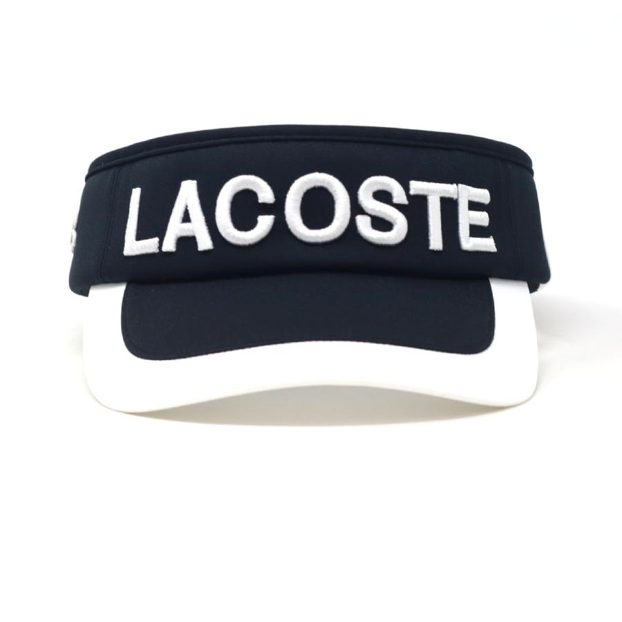 LACOSTE スムース サンバイザー レディース ラコステ 帽子