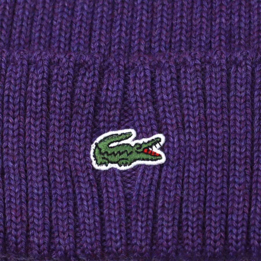 Lacoste ニット帽とマフラーセット グリーン rk032j-02s-fn.