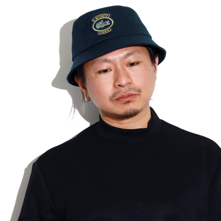 LACOSTE ハット ワニ バケットハット 帽子 ラコステ メンズ