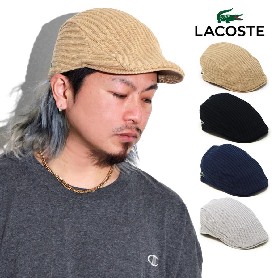 LACOSTE（ラコステ） ハンチング メンズ 春夏 帽子 ニット ハンチング