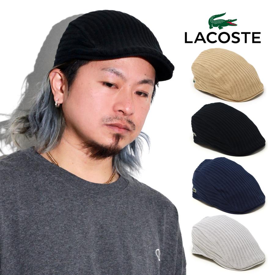 LACOSTE（ラコステ） ハンチング メンズ 春夏 帽子 ニット ハンチング