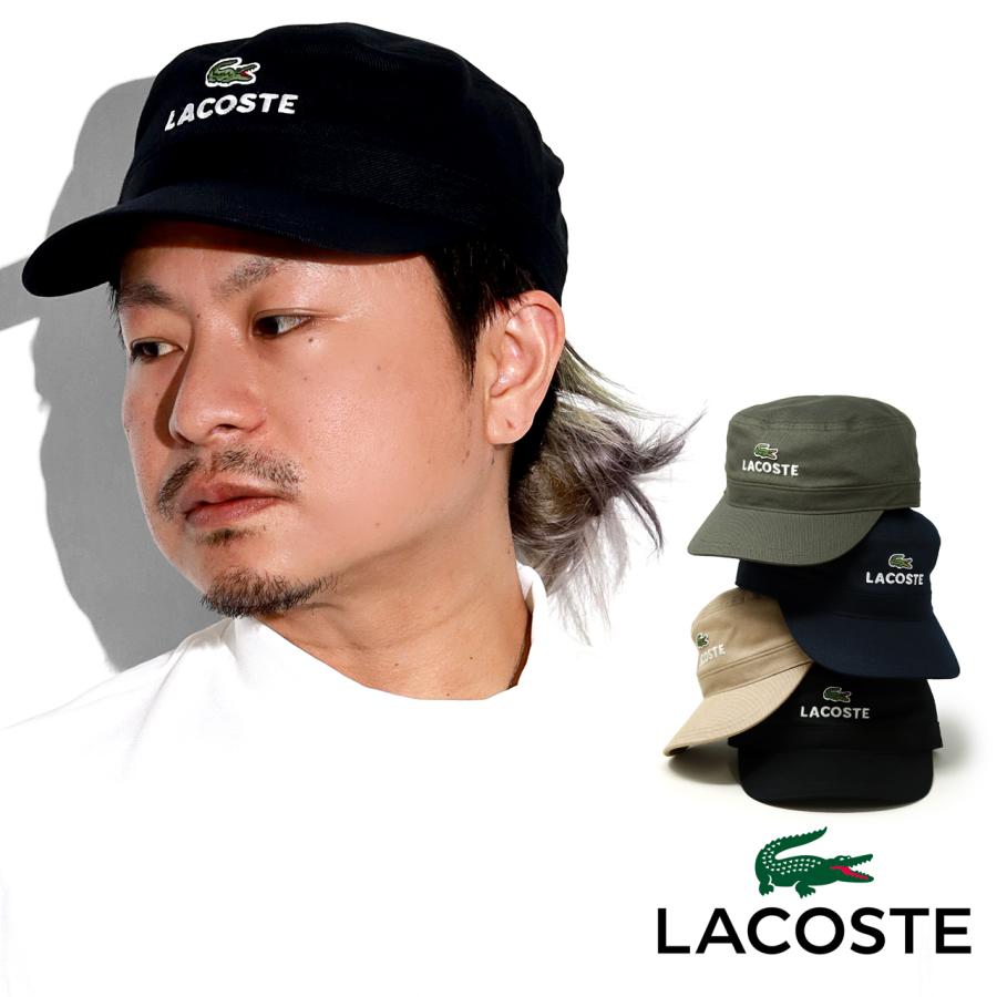 LACOSTE（ラコステ） キャップ 春夏 カツラギ ドゴールキャップ メンズ