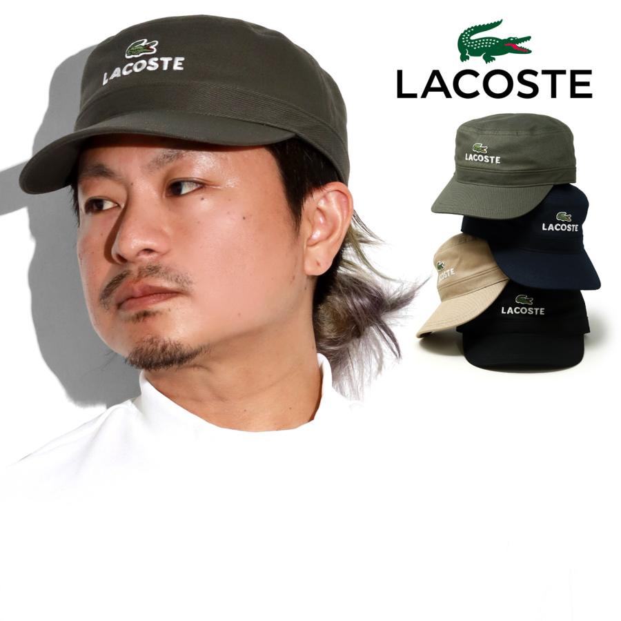 LACOSTE（ラコステ） キャップ 春夏 カツラギ ドゴールキャップ メンズ