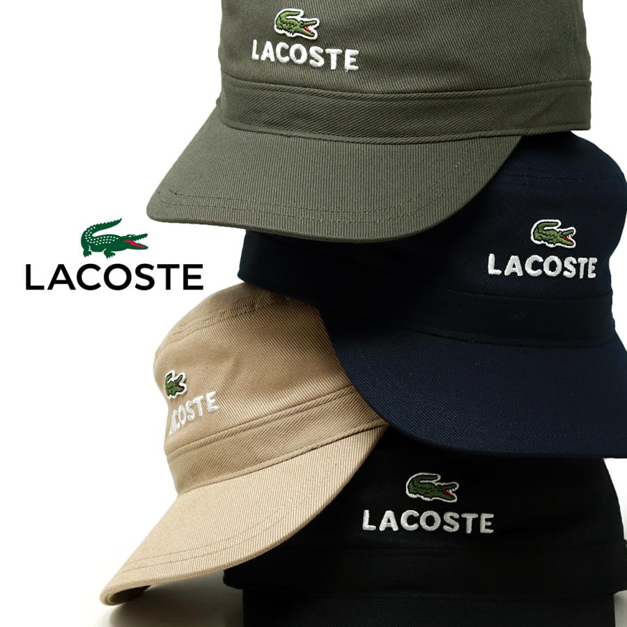 LACOSTE（ラコステ） キャップ 春夏 カツラギ ドゴールキャップ メンズ