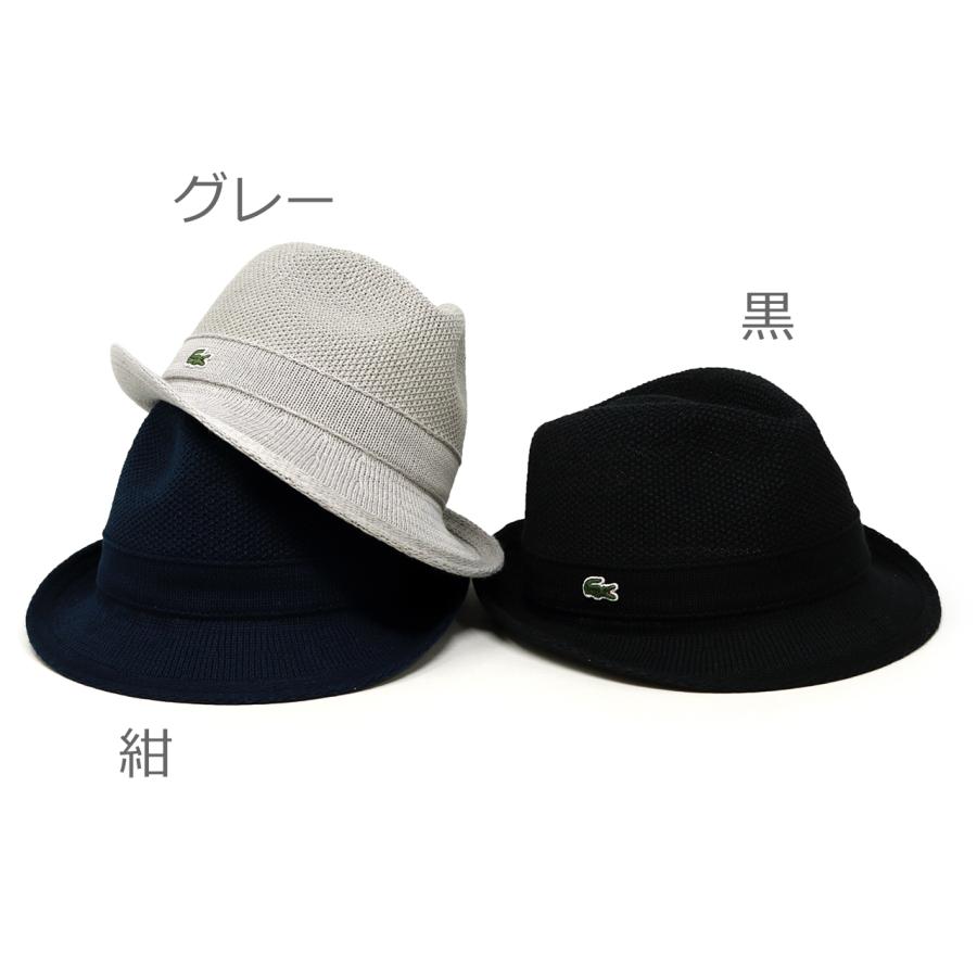 LACOSTE（ラコステ） ハット メンズ 春夏 中折れハット 帽子 中折れ