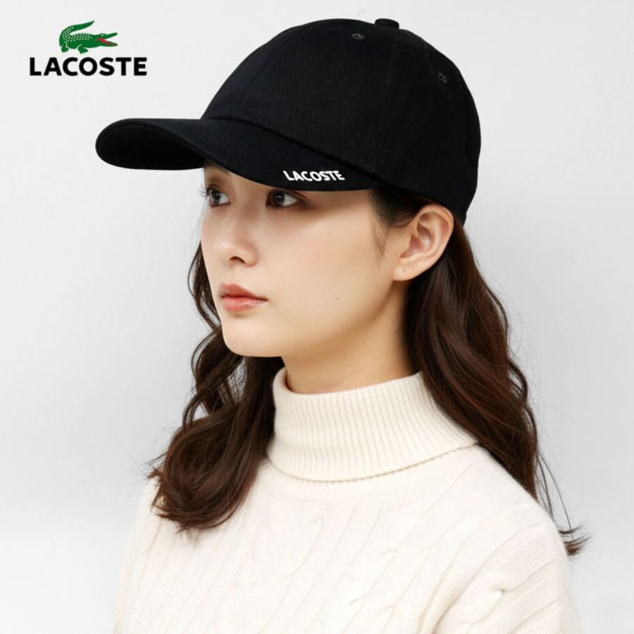 LACOSTE（ラコステ） レディース コットン 深め キャップ メンズ