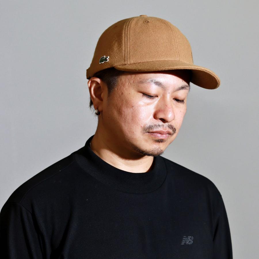 LACOSTE（ラコステ） キャップ フランネル 帽子 メンズ 毛 シンプル