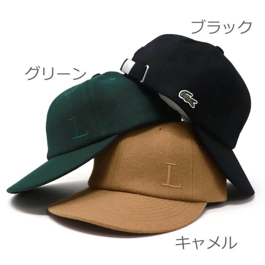 LACOSTE（ラコステ） キャップ フランネル 帽子 メンズ 毛 シンプル