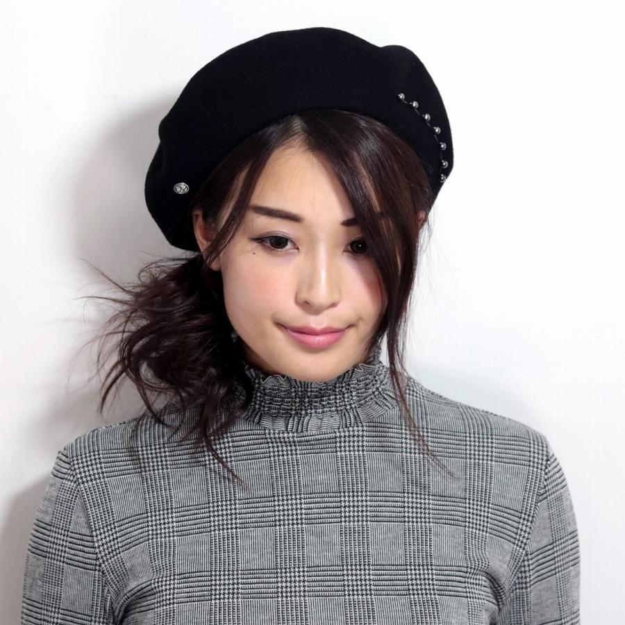 ベレー フランス ローレル ベレー帽ブランド Laulhere ベレー帽 ウールフェルト 帽子 Belleville レディース 黒 ブラック L978 011 Elehelm帽子通販専門店 通販 Yahoo ショッピング