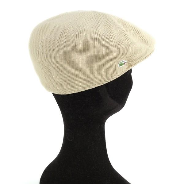 lacoste ニットハンチング メンズ サーモニット ラコステ メンズ 上品 帽子 ベージュ｜elehelm-hatstore｜04