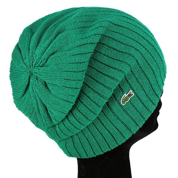LACOSTE ビーニー ニット帽 春夏 メンズ ラコステ かぶりやすい