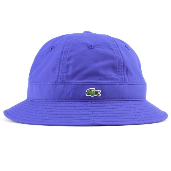 クルーハット ラコステ メンズ lacoste 春夏 CNウェザー メトロハット メンズ 帽子 ブルー｜elehelm-hatstore｜03