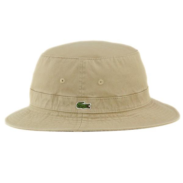 LACOSTE（ラコステ） バケットハット 帽子 サファリハット ベージュ