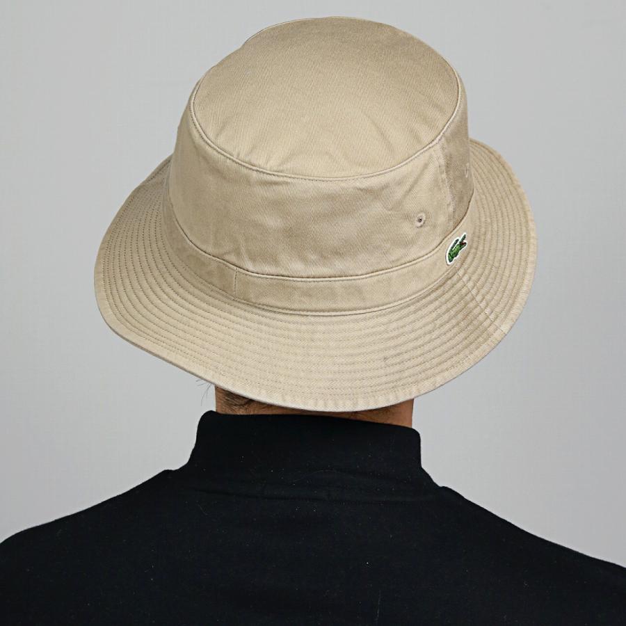 LACOSTE（ラコステ） バケットハット 帽子 サファリハット ベージュ
