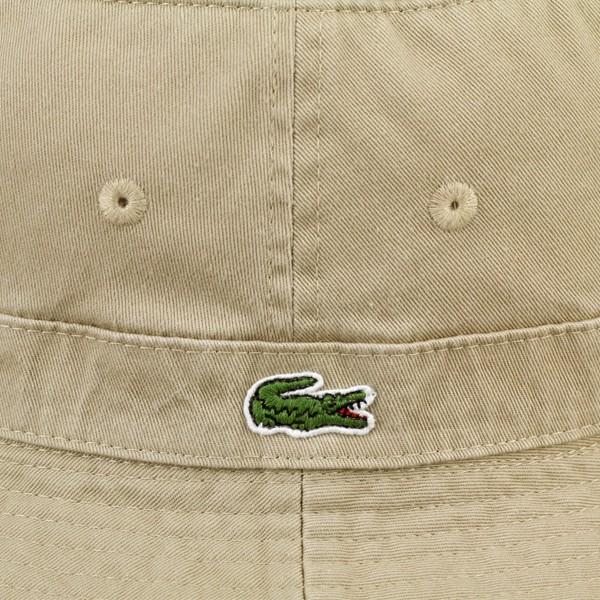 LACOSTE（ラコステ） バケットハット 帽子 サファリハット ベージュ
