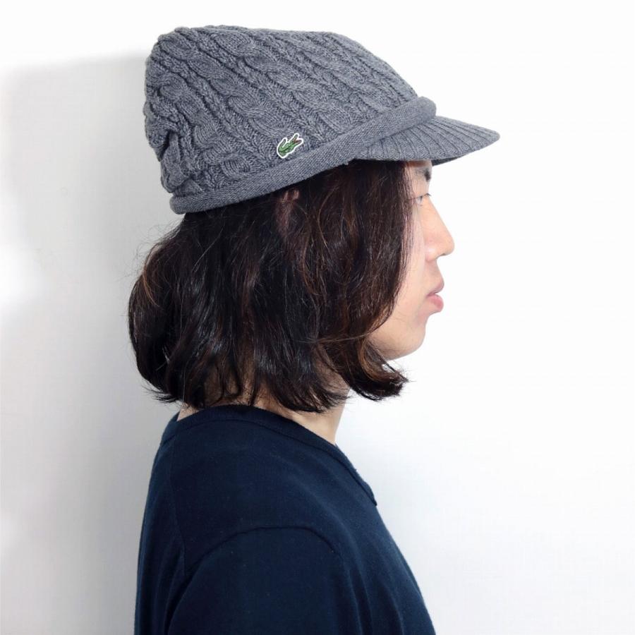 LACOSTEニット帽 帽子 卸 OEM 信濃商会 / LACOSTE ラコステ ウールニット帽