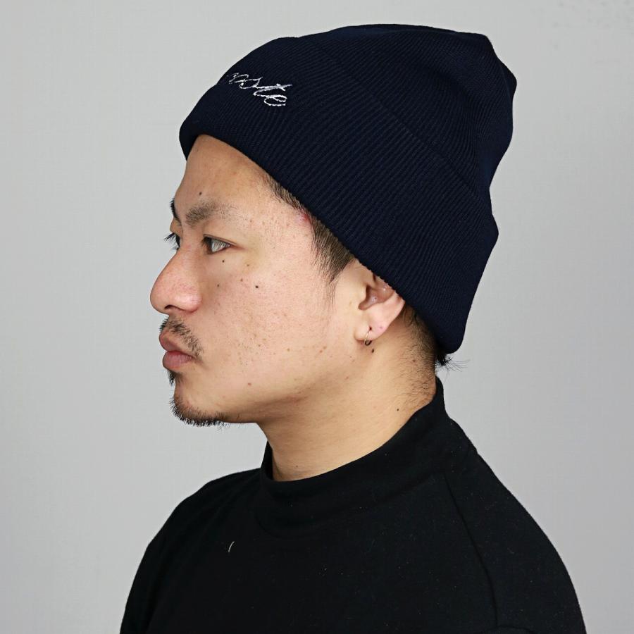 LACOSTE（ラコステ） ニット帽 筆記体ロゴ ウール ニットワッチ 秋冬