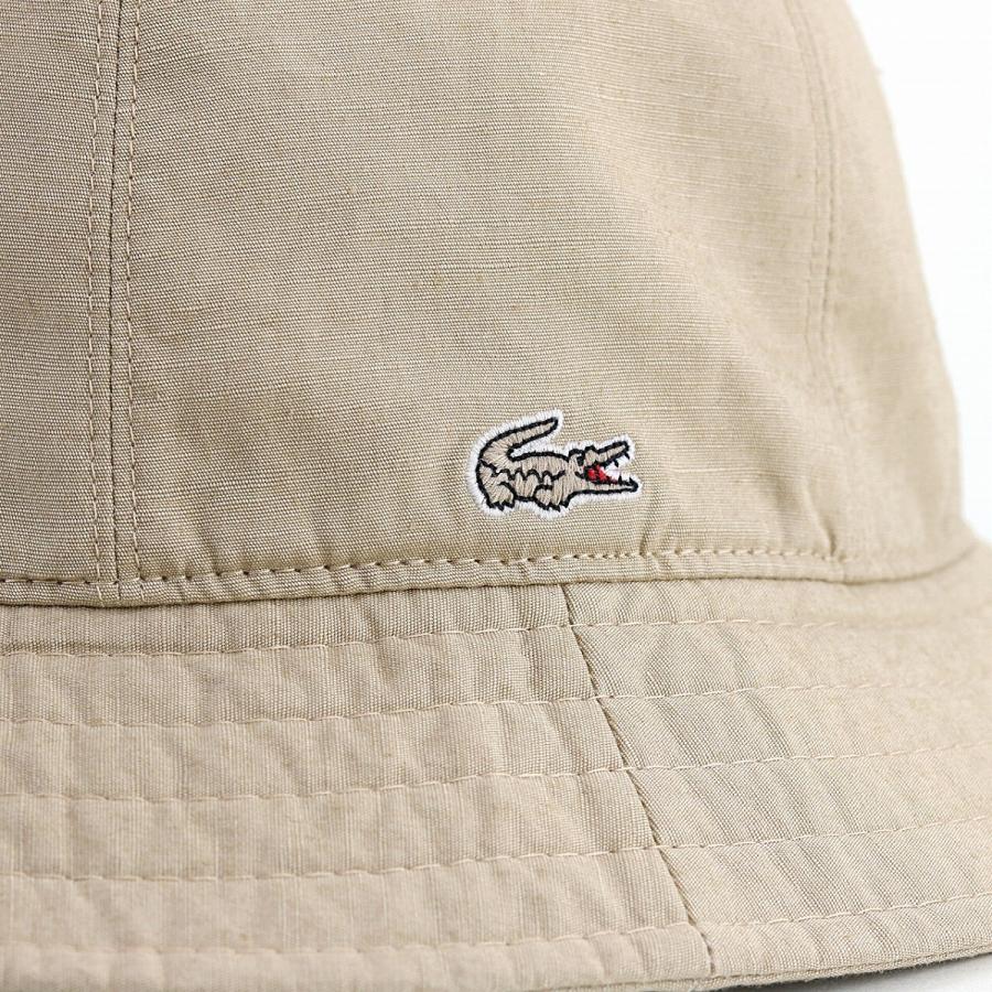 LACOSTE（ラコステ） メトロハット 春 夏 メンズ 帽子 綿ヘンプ 涼しい