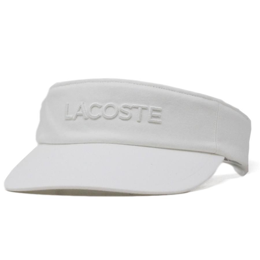 サンバイザー ラコステ ブランド メンズ レディース スポーツ テニス ゴルフ コットン 綿100 紫外線対策 白 ホワイト 父の日 L7072 001 Elehelm帽子通販専門店 通販 Yahoo ショッピング