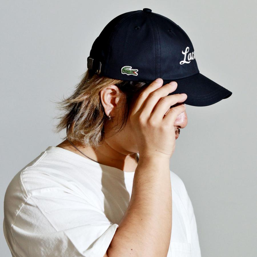 LACOSTE（ラコステ） キャップ 人気 フロント刺繍 メンズ 春夏 帽子 綿