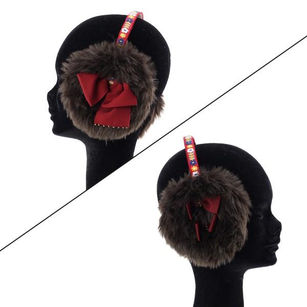 Barairo no Boushi バラ色の帽子 耳あて 帽子 アシンメトリー リボン