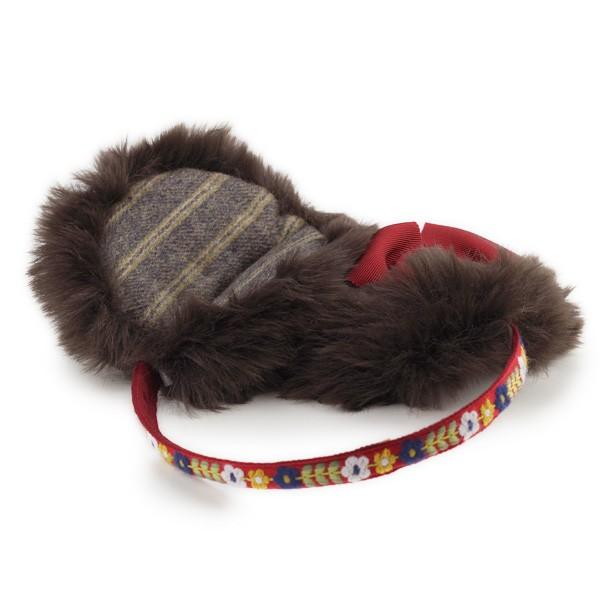 Barairo no Boushi バラ色の帽子 耳あて 帽子 アシンメトリー リボン