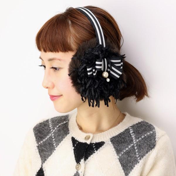 Barairo no Boushi 16AW リボンイヤーマフ レディース バラ色の帽子 耳
