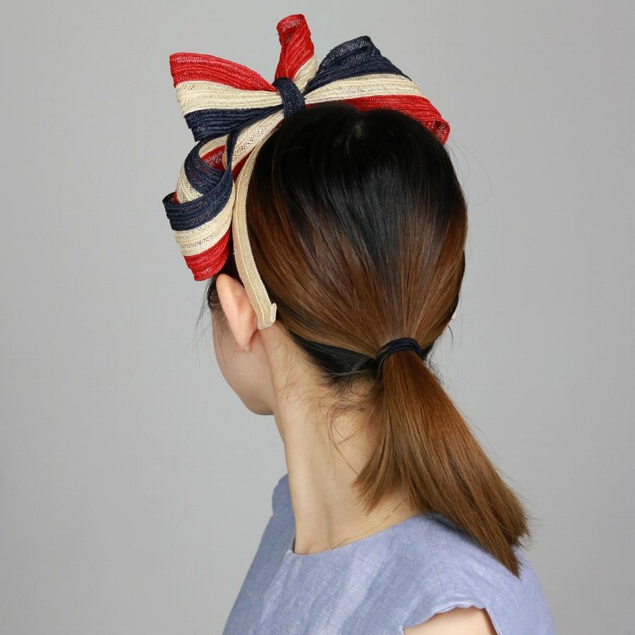 Barairo no Boushi 個性的 ヘッドドレス 日本製 春夏 くるくる麻リボン