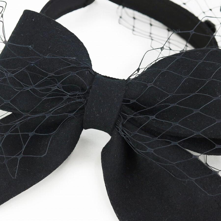 Barairo no Boushi 個性的 ヘッドドレス 日本製 秋冬 フェルトリボン