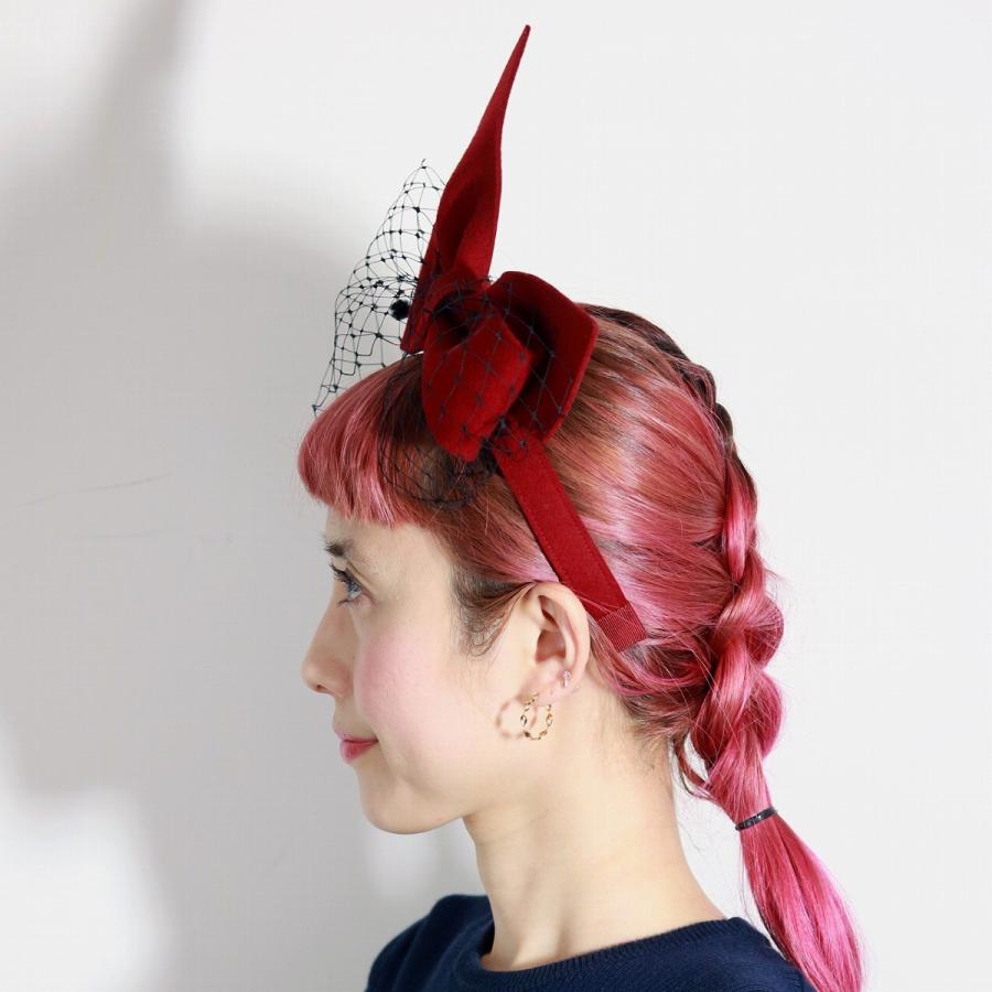 CA4LA フェルトリボンカチューシャ PL CAROLINA BOW HEADBAND(ONESIZE RED): カチューシャ｜帽子