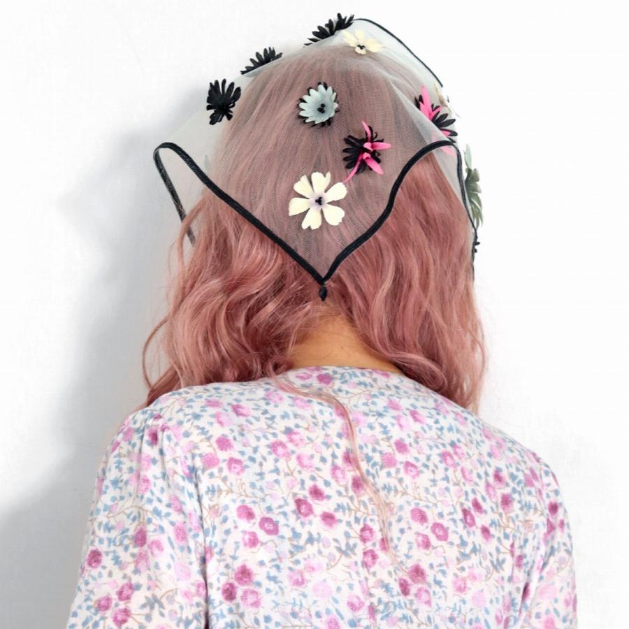Barairo no Boushi ヘッドドレス 可愛い つけ襟 バラ色の帽子 お花の