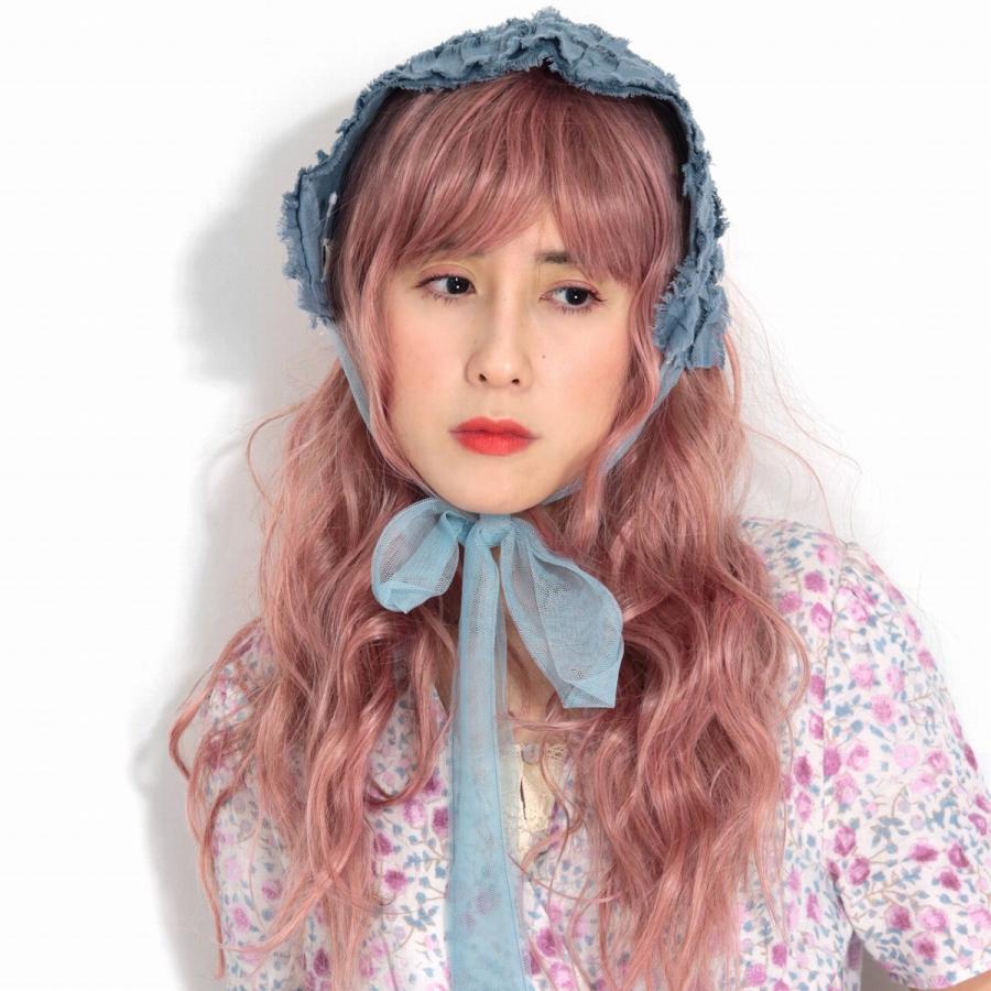 Barairo no Boushi ヘアバンド レディース ターバン バラ色の