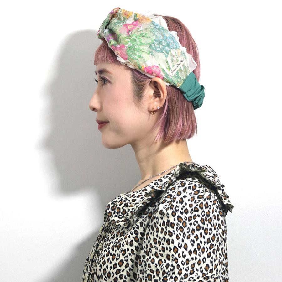 Barairo no Boushi 可愛い レディース ヘッドアクセ 花フリル 花レース