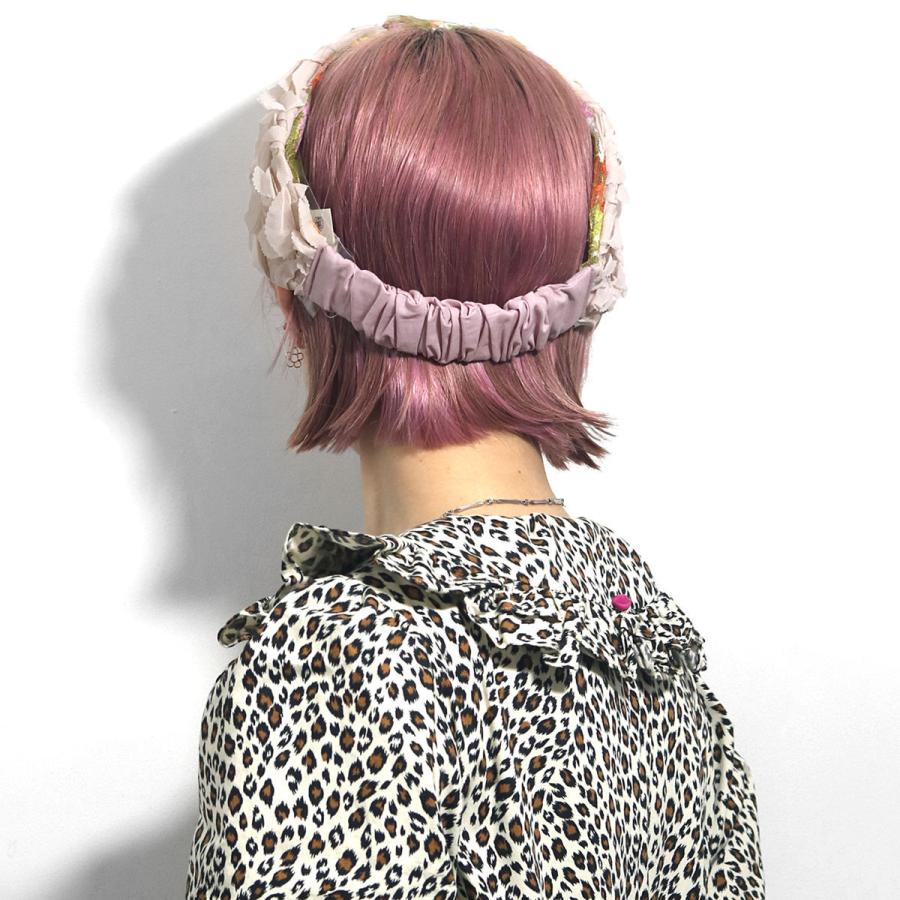 Barairo no Boushi 可愛い レディース ヘッドアクセ 花フリル 花レース