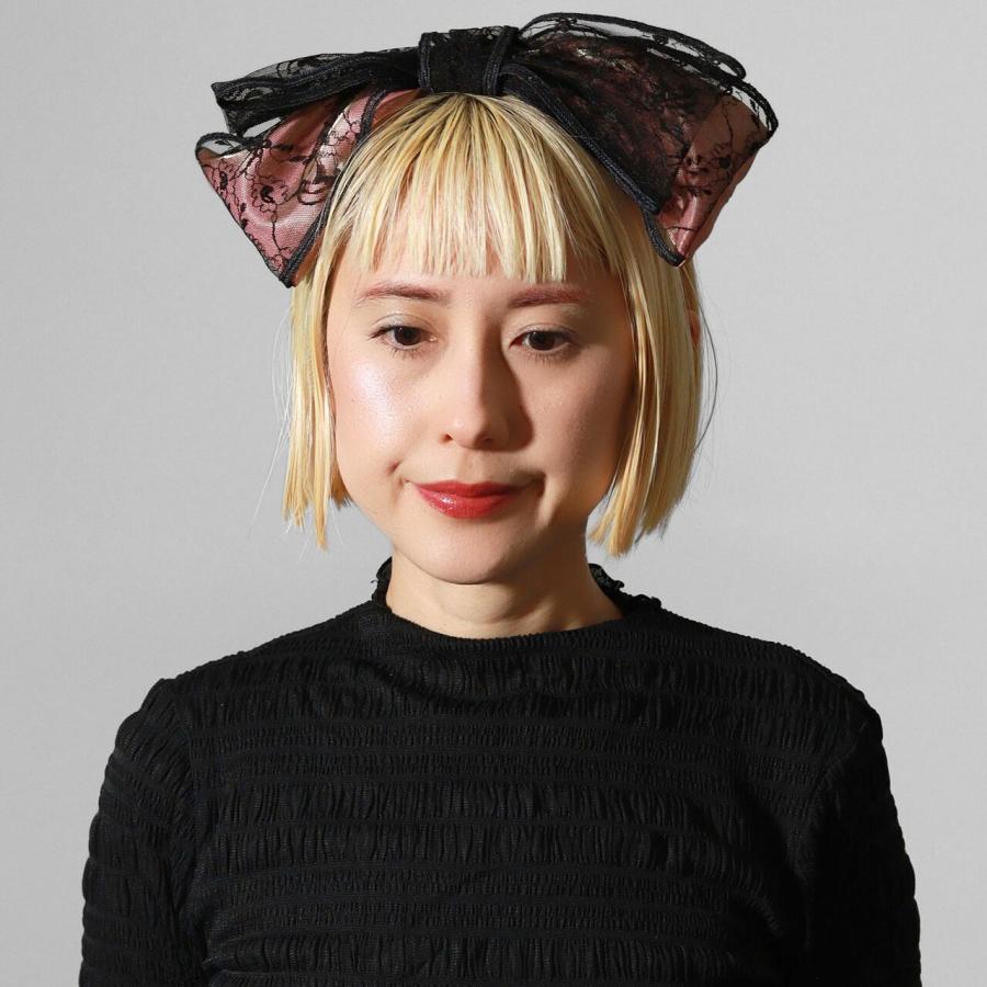 Barairo no Boushi カチューシャ レース リボン サテン バラ色の帽子 5