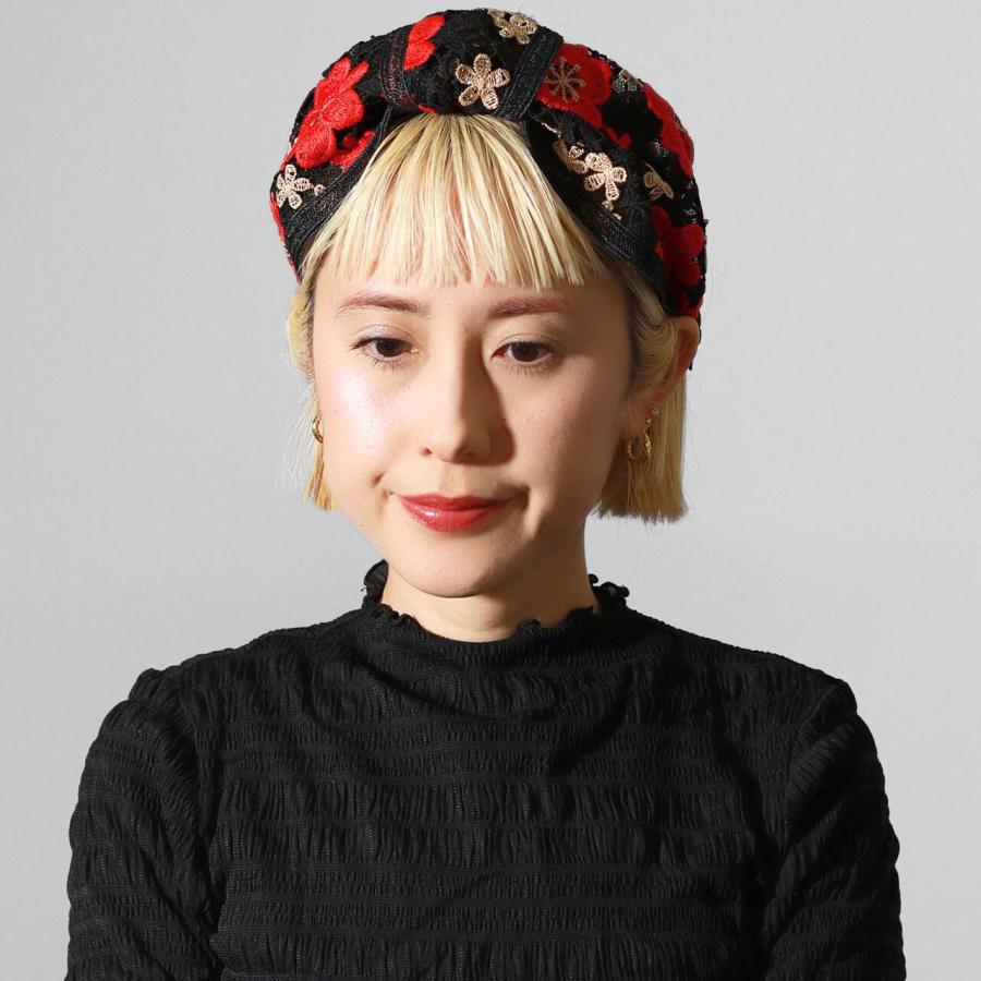 Barairo no Boushi カチューシャ レース カラフル バラ色の帽子