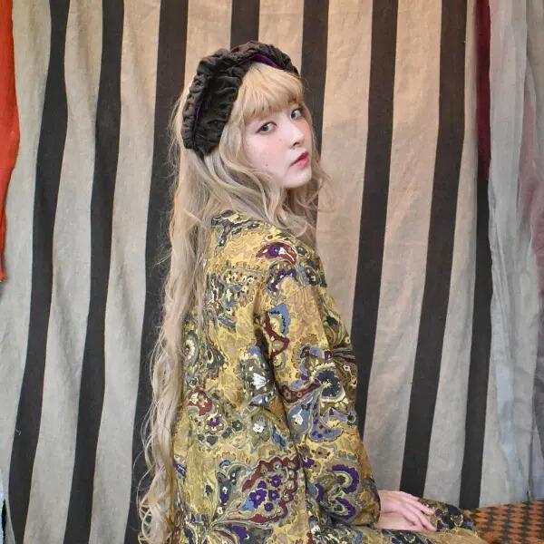 Barairo no Boushi カチューシャ ヘッドドレス 秋冬 ベロア アンフィニ