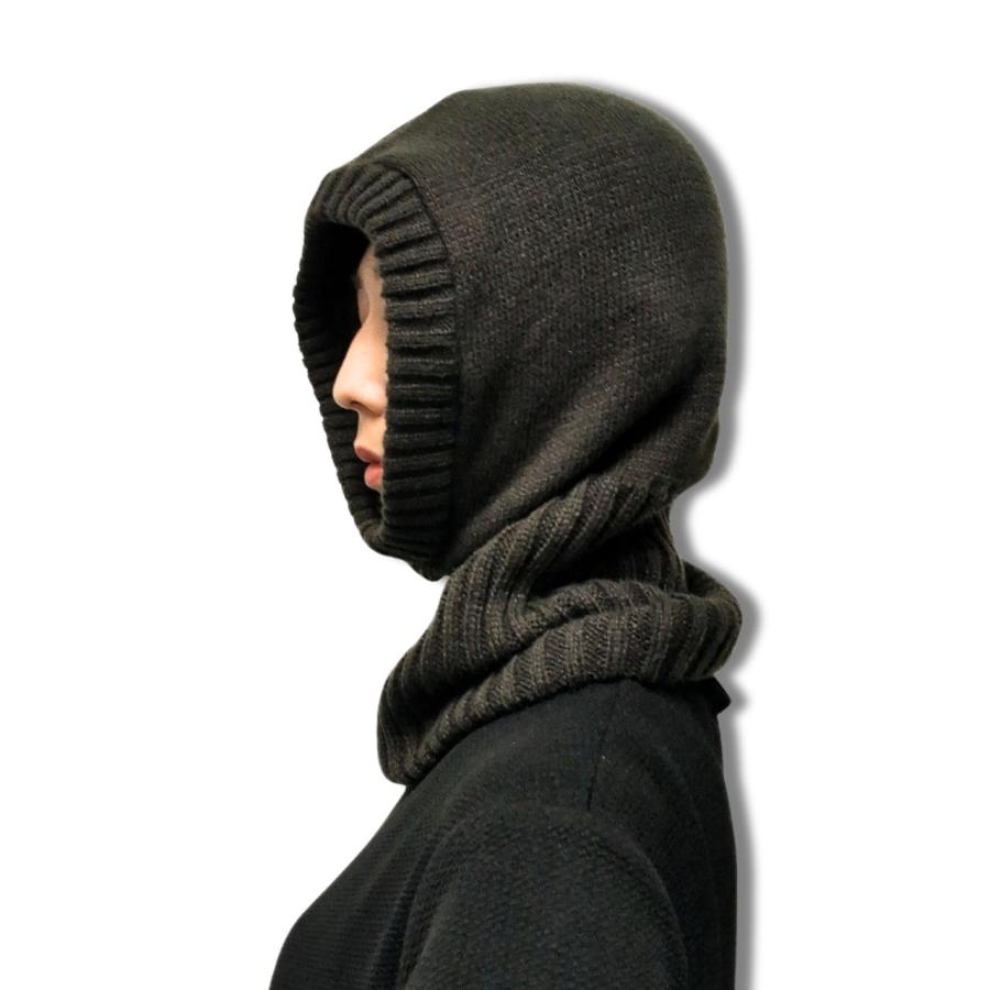 LOGOS フードウォーマー バラクラバ ネックウォーマー ニット帽