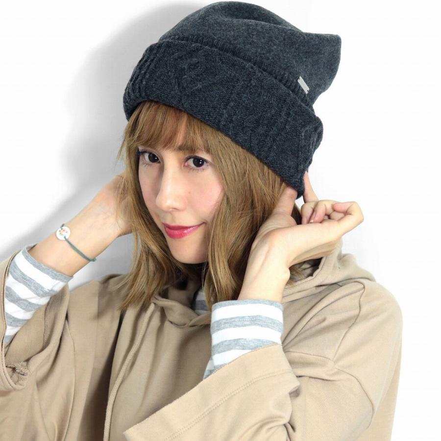 人気第1位 ニット帽 レディース 裏地付き ブランドロゴプレート Piece De Lucile ワッチ 帽子 ピエスドリュシル チャコール 奇跡の再販 Cabiceira Com Br