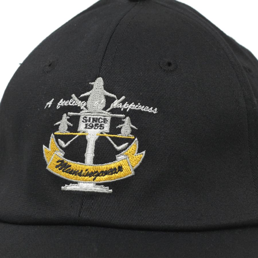 ブランド キャップ マンシングウェア 綿 ツイル Munsingwear ペンギンのマーク ゴルフ 黒 ブラック M3778 011 Elehelm帽子通販専門店 通販 Yahoo ショッピング