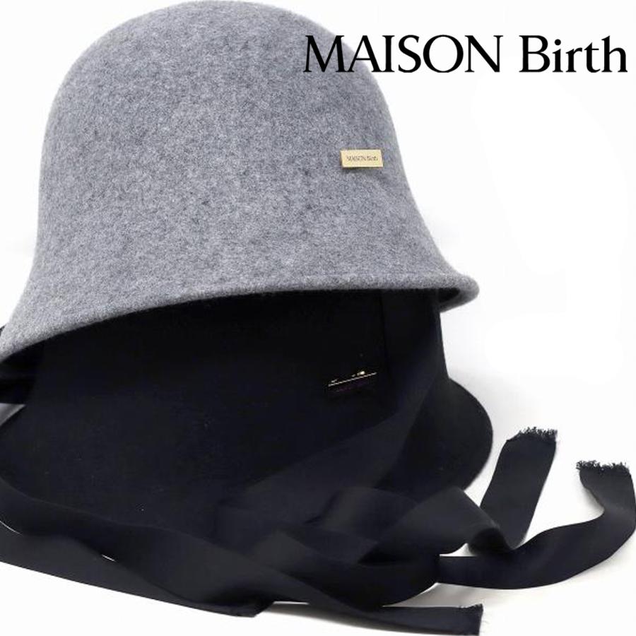 MAISON Birth（メゾンバース） ハット レディース フラワー 紐付き帽子