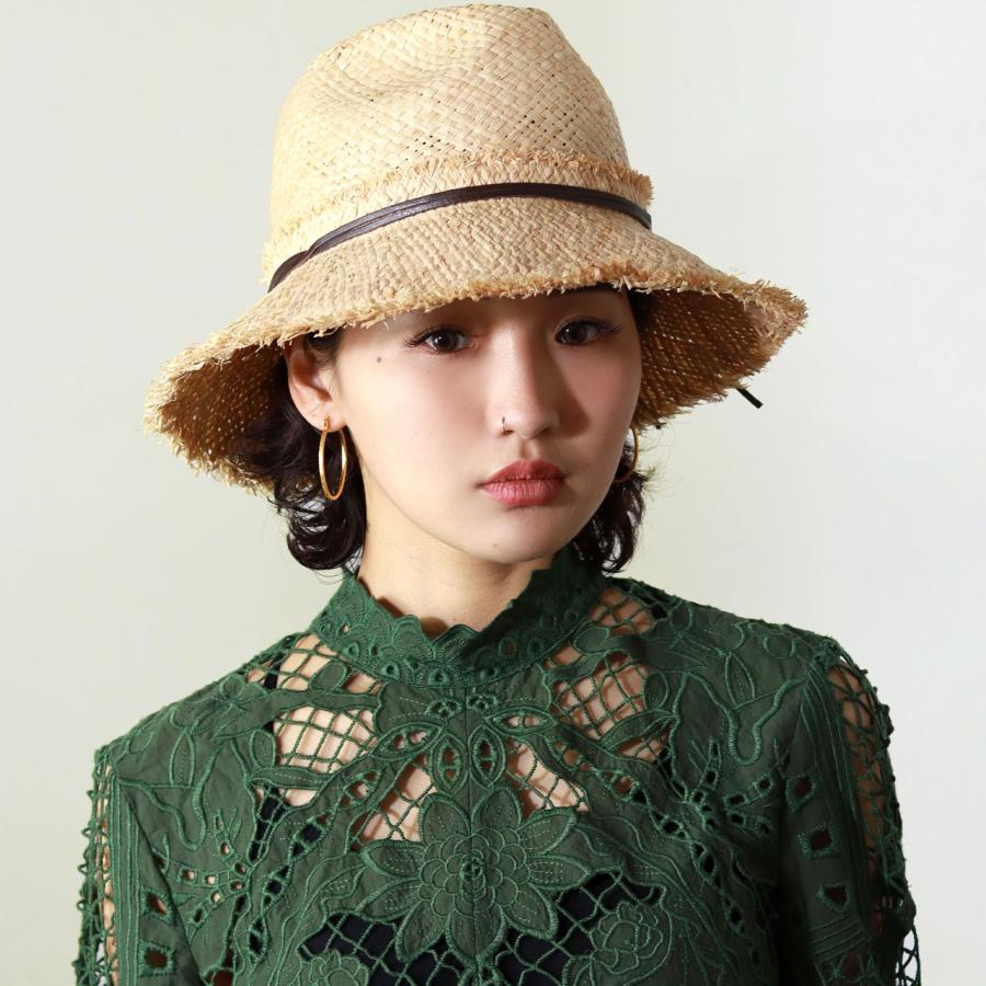 MAISON Birth（メゾンバース） ラフィアハット 中折れハット メンズ