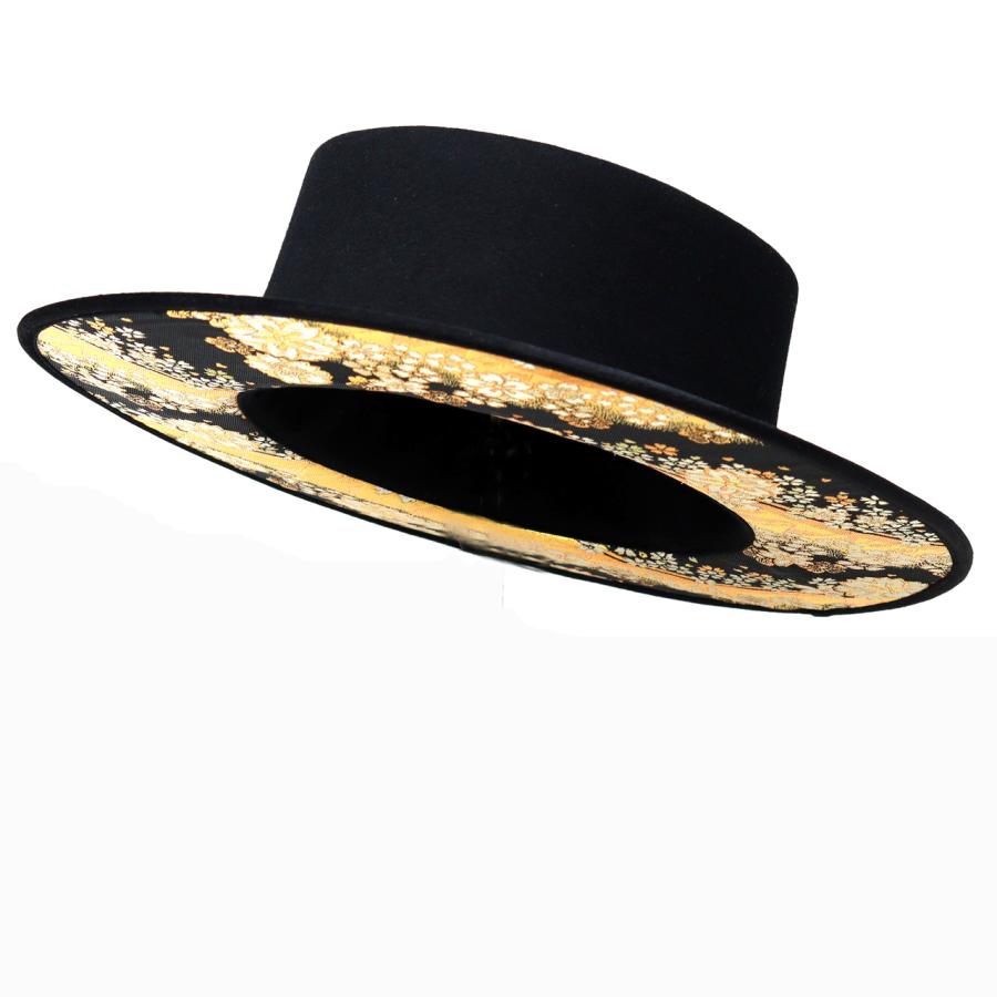 MAISON Birth（メゾンバース） ポークパイハット レディース 金襴 着物